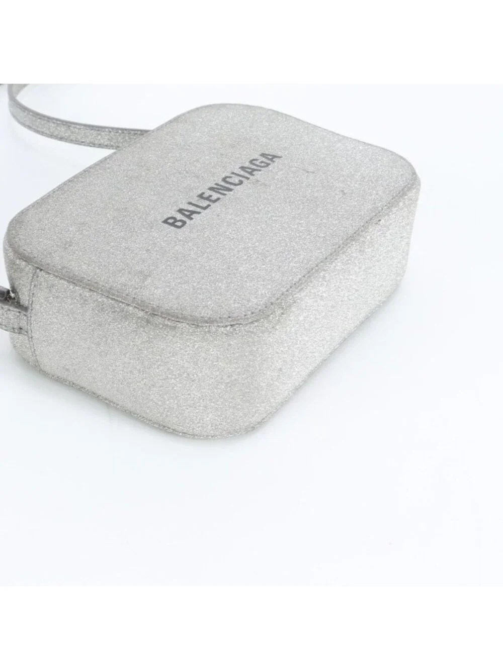 Balenciaga Everyday Camera Glitter Leather Shoulder Bag Crossbody - Picture 4 of 9